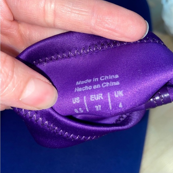 Royal Purple Aldo Cirelle stiletto stretch sock. Never worn, but no box - Picture 5 of 6